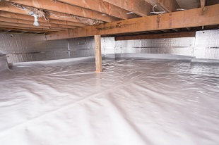 crawl space vapor barrier in  installed by our contractors