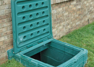 lockable crawl space access door installed in Kauai
