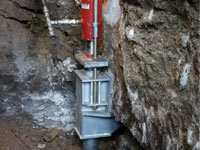 Foundation repair contractors lifting a structure in Maui.