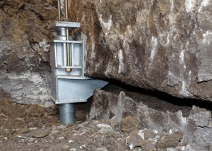 A properly installed foundation push pier system in Maui repaired by our foundation contractors.